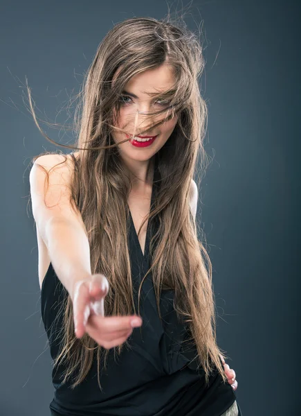 Woman hair style fashion portrait — Stock Photo, Image