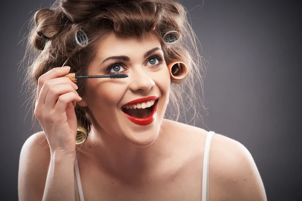 Vrouw schoonheid stijl portret — Stockfoto