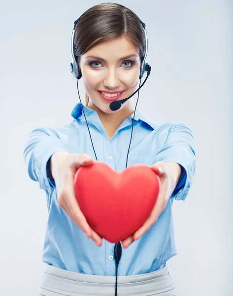 Trabajador de servicio al cliente — Foto de Stock