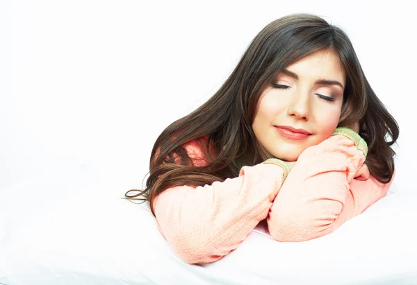 Retrato de mujer dormida —  Fotos de Stock