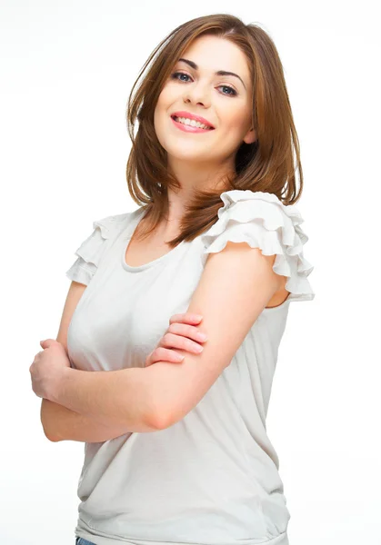 Retrato de mujer de estilo casual . — Foto de Stock