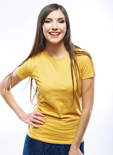 Portrait of smiling woman — Stock Photo, Image