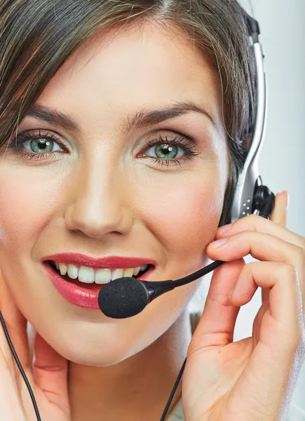 Operador de atención al cliente — Foto de Stock