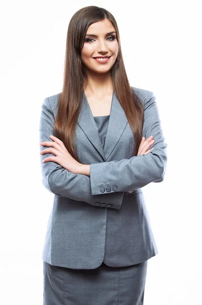 Mujer de negocios con brazos cruzados —  Fotos de Stock