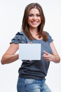kadın holding boş kartı