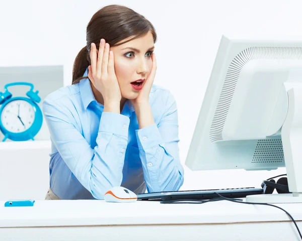 Business woman working at office — Stock Photo, Image