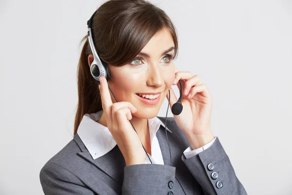 Woman customer service worker — Stock Photo, Image