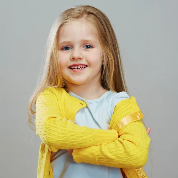 Girl with long hair — Stock Photo, Image