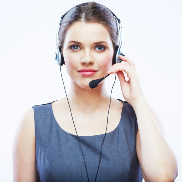 Woman customer service worker Royalty Free Stock Photos