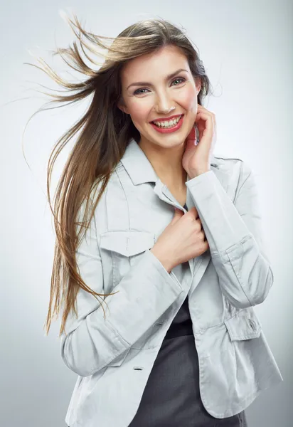 Lächelndes Porträt einer Geschäftsfrau — Stockfoto