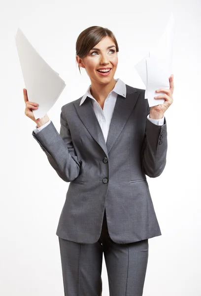 Retrato de mulher de negócios — Fotografia de Stock