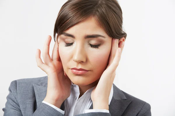 Ženy s bolestmi hlavy — Stock fotografie