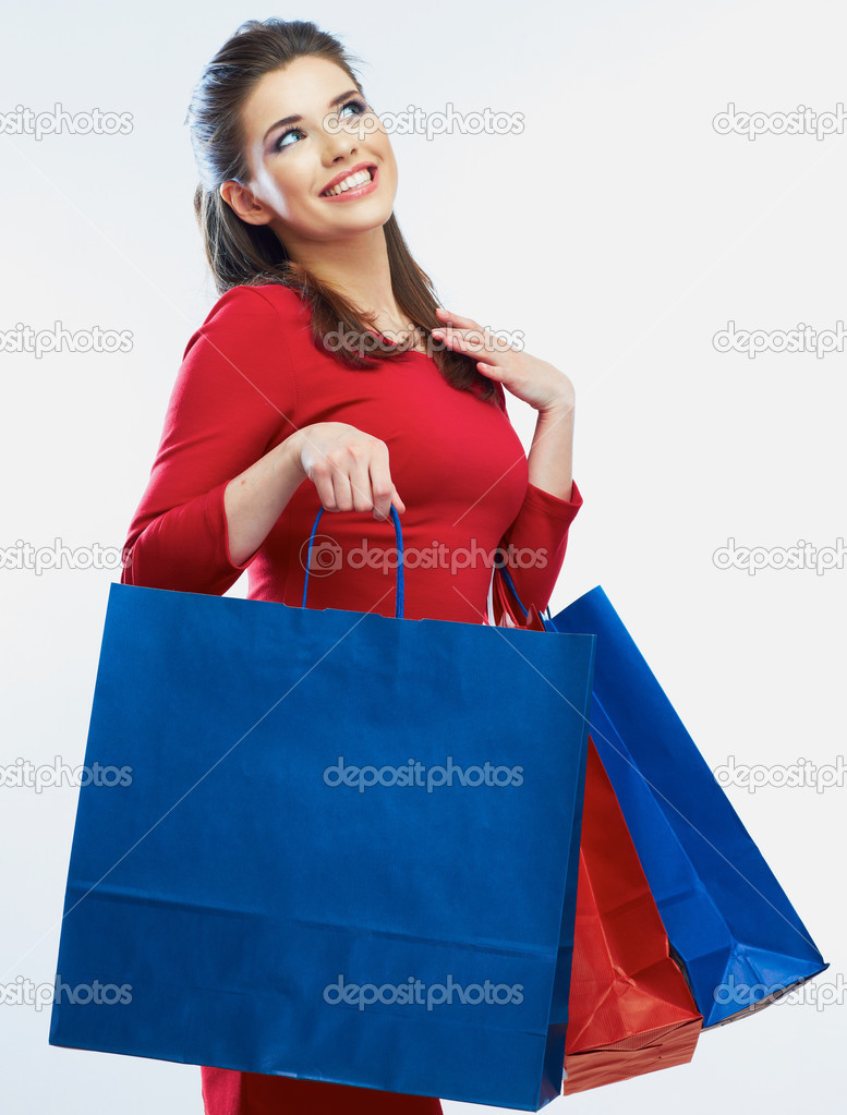 Woman hold shopping bag