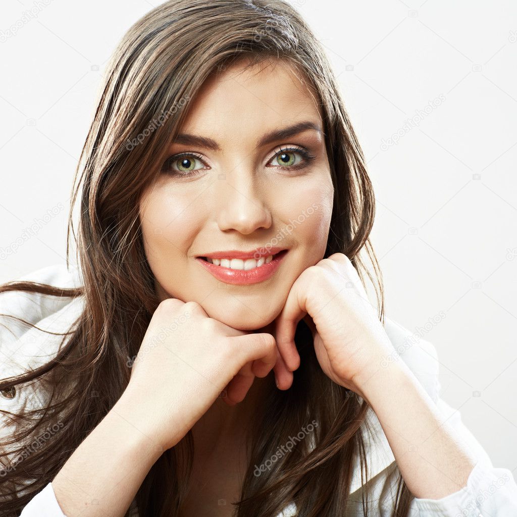 笑顔の女の子の肖像 ストック写真 C Sheftsoff 笑顔の女の子の肖像 ストック写真 C Sheftsoff