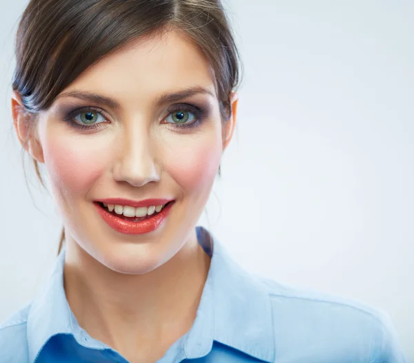 Geschäftsfrau Nahaufnahme Gesicht Porträt. — Stockfoto