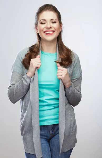 Casual style young woman — Stock Photo, Image