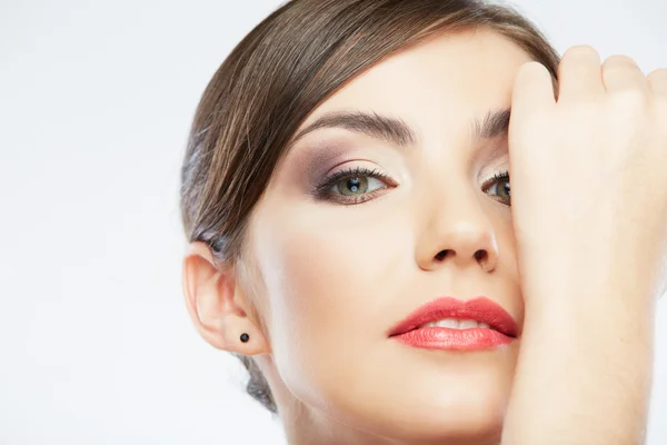 Retrato de belleza mujer . —  Fotos de Stock