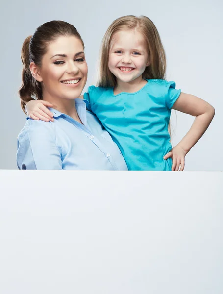Business woman with girl — Stock Photo, Image