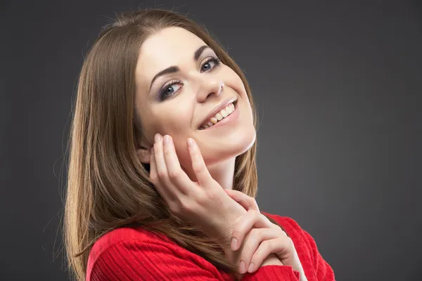 Beauty casual young woman portrait — Stock Photo, Image