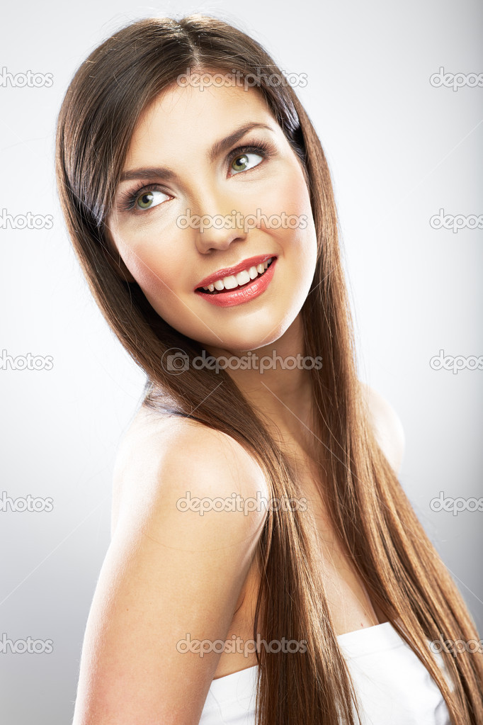 Beauty woman face portrait