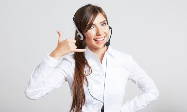 Müşteri hizmetleri çalışanı.