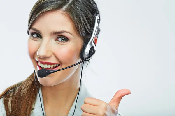 Customer support operator — Stock Photo, Image