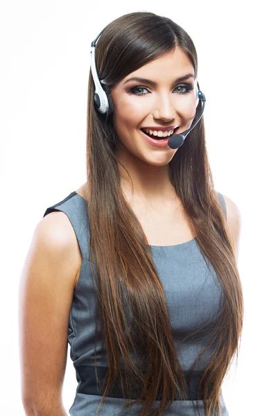 Woman customer service worker — Stock Photo, Image