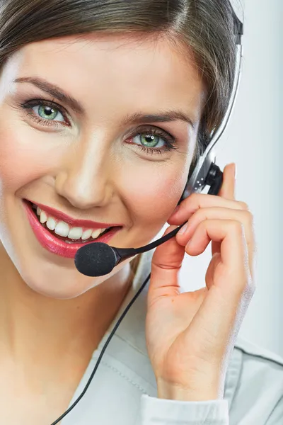 Operador de call center — Fotografia de Stock