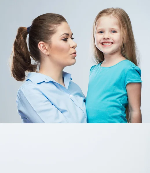 Business woman with girl — Stock Photo, Image