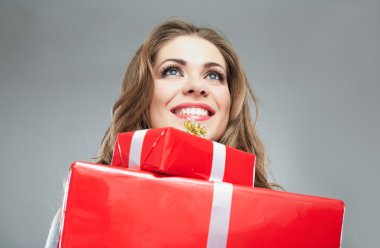 Kadını tutun hediye