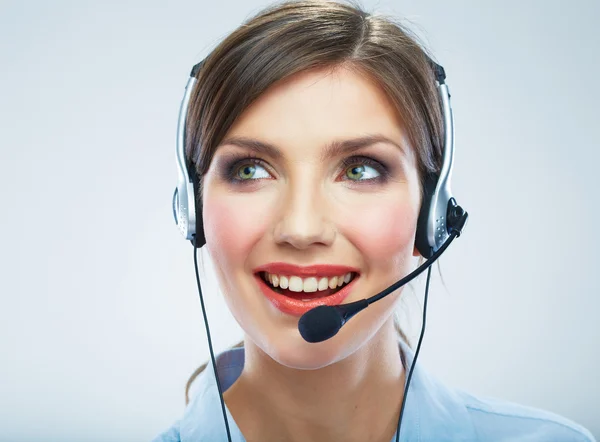 Operador de call center — Fotografia de Stock