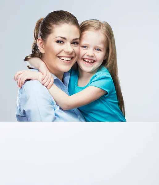 Woman with girl — Stock Photo, Image