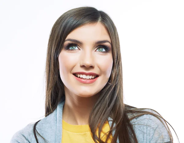 Retrato de mujer feliz sonriente —  Fotos de Stock