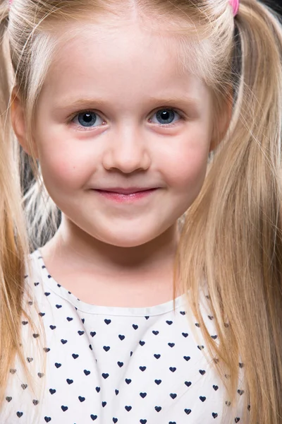 Little girl close up portrait — Stock Photo, Image