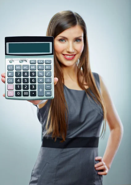 Accountant zakelijke vrouw portret. — Stockfoto