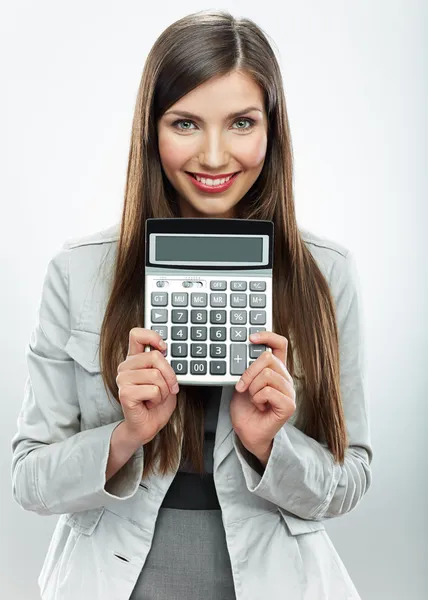 Vrouw accountant portret. — Stockfoto