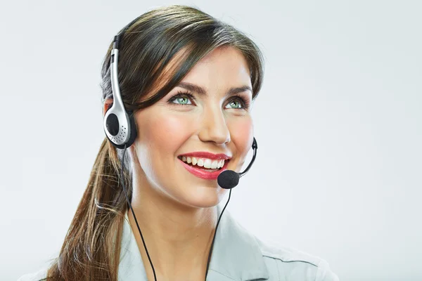 Woman customer service worker — Stock Photo, Image