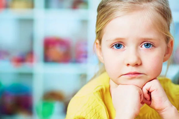 Bambina close up ritratto . — Foto Stock