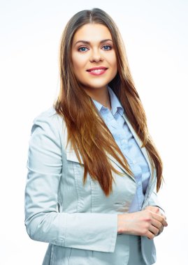 iş kadını gülümseyen