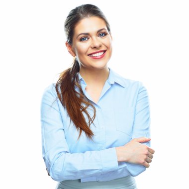 iş kadını katlanmış silah ile