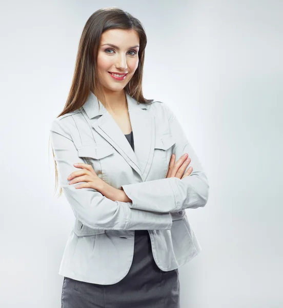 Mujer de negocios sonriente — Foto de Stock