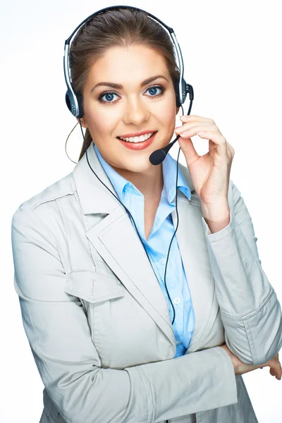 Operador de call center — Fotografia de Stock