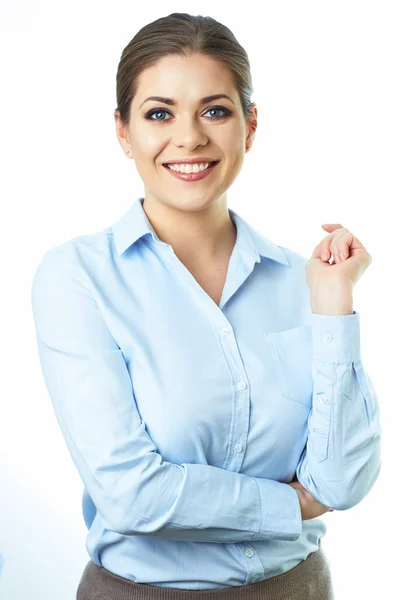 Frau mit verschränkten Armen — Stockfoto