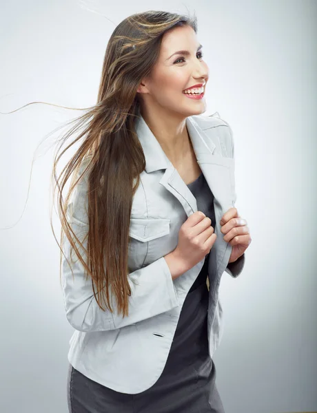 Mujer de negocios sonriente — Foto de Stock