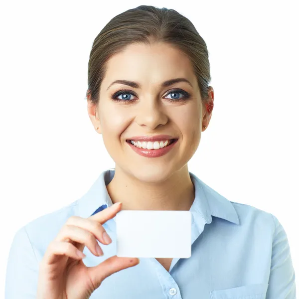 Mujer de negocios sonriente —  Fotos de Stock