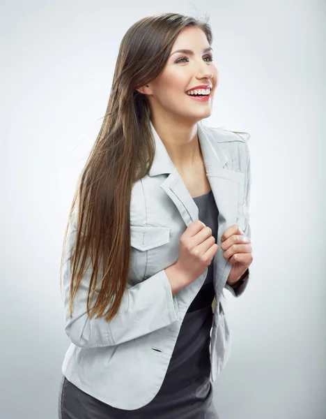 Mujer de negocios sonriente — Foto de Stock