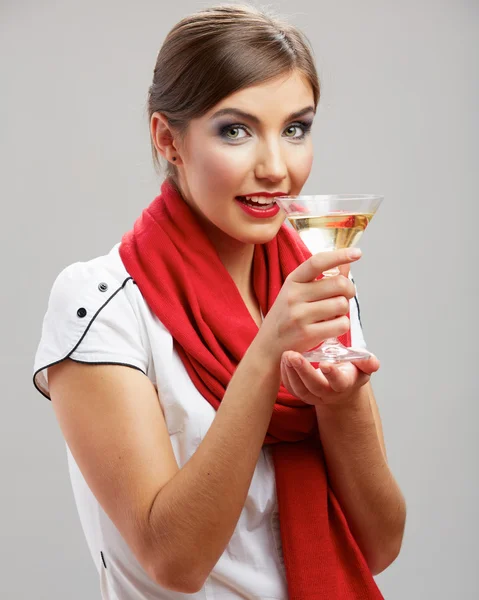여자 음료 알코올 — 스톡 사진