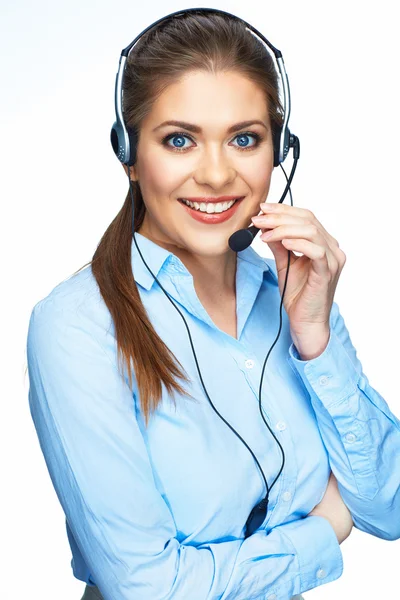 Operador de call center — Fotografia de Stock