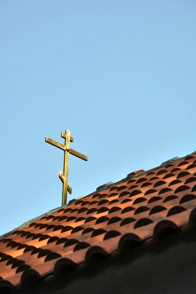Croce sulla chiesa — Foto Stock