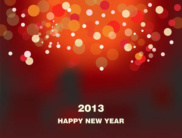 Feliz Año Nuevo 2013 — Vector de stock